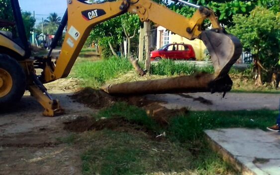 Calles recuperadas y canales desazolvados en Coatzacoalcos