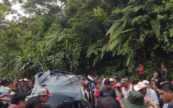 Reportan accidente carretero presentado en el tramo La Campaña-Solosuchiapa