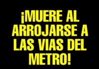 Muere al arrojarse a las vías del Metro en la estación Instituto del Petróleo Muere al arrojarse a las vías del Metro en la estación Instituto del Petróleo