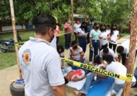 Participa Protección Civil en simulacro de fuga