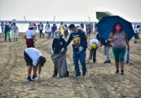 Se suma Coatzacoalcos a jornada estatal de limpieza de playas