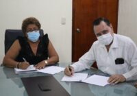 Ayuntamiento de Nanchital y Universidad de Sotavento, signan alianza