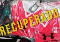 La FGJEM detuvo a un sujeto en posesión de playeras del Club Deportivo Toluca robadas en Veracruz