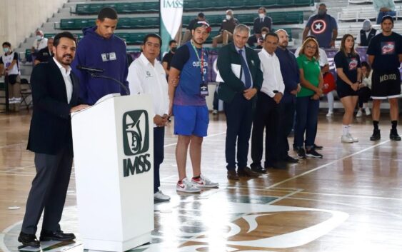 Coordinan IMSS, Juan Toscano y Guerreros por México esfuerzos de la primera Clínica de Basquetbol de Alto Rendimiento para impulsar talentos