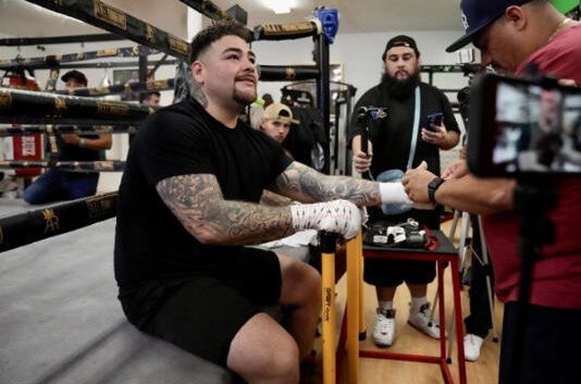 Así luce Andy Ruiz a 10 días de enfrentar a Luis Ortiz