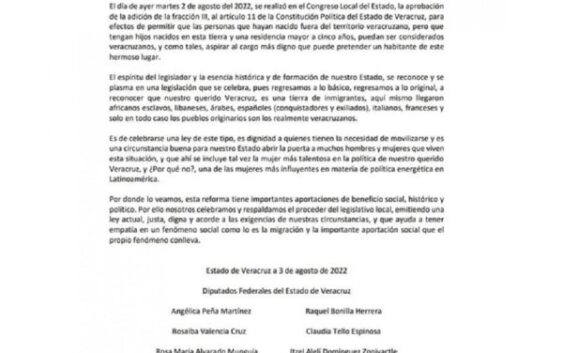 ¡Nombres! ¡Nombres! Diputados federales veracruzanos que no apoyan la ‘Ley Nahle’