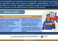 Ofrece IMSS seguridad social a trabajadores en extranjero