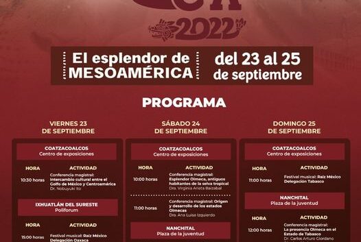 Realizarán Cumbre Olmeca en Coatzacoalcos