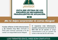 Advierte IMSS Veracruz Sur sobre inscripciones fraudulentas que se ofrecen en redes sociales