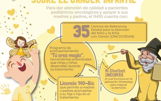 Da a conocer IMSS Veracruz Sur síntomas para identificar oportunamente cáncer infantil