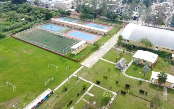 Reapertura de la Unidad Deportiva del municipio de Nanchital