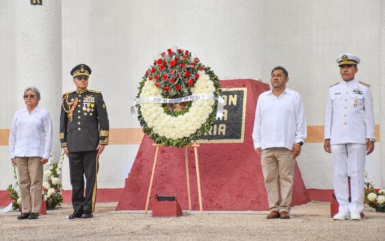 Gobierno de Coatzacoalcos conmemora el 175 aniversario de la Gesta de los Niños Héroes