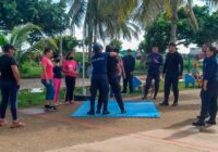 Imparte Policía Municipal taller de defensa personal y convivencia contra la no violencia