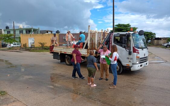 Otorga Gobierno de Amado Cruz brigada integral de chapeo y alumbrado en Punta Caracol