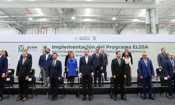 IMSS y empresas de la industria de manufactura automotriz y aeroespacial en Querétaro impulsan programa Entornos Laborales Seguros y Saludables