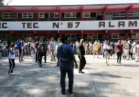 SESVER atiende a estudiantes de Álamo, por malestares generales.