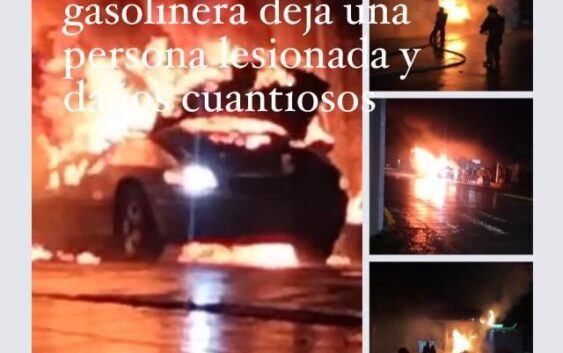 INCENDIO EN #GASOLINERA MOVILIZÓ A CUERPOS DE #EMERGENCIA EN CÓRDOBA