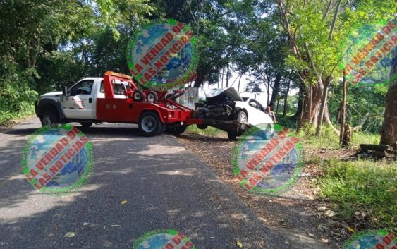 TRÁGICO ACCIDENTE DEJA 5 LESIONADOS Y UN MUERTO EN CATEMACO