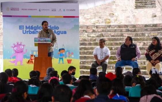 PRESENTAN CONAGUA Y CAEM PRIMER LIBRO POP-UP DE CULTURA DEL AGUA CON TRADUCCIÓN A TRES LENGUAS INDÍGENAS