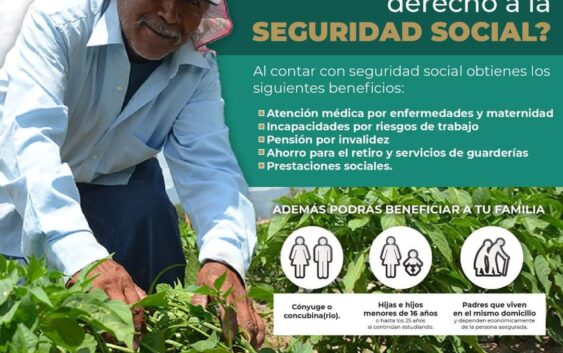 Ofrece IMSS Veracruz Sur afiliación a trabajadores del campo