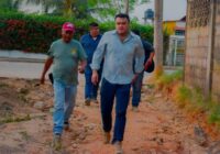 Supervisa Ponciano Vázquez obras en Cosoleacaque.