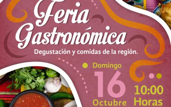 Todo listo para la Feria Gastronómica.