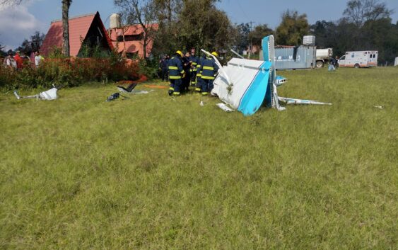 Reportan caída de avioneta en Valle de Bravo