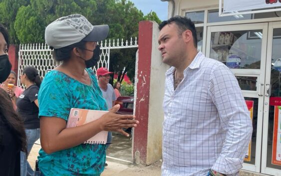 Recorre Ponciano Vázquez obras en Cosoleacaque.