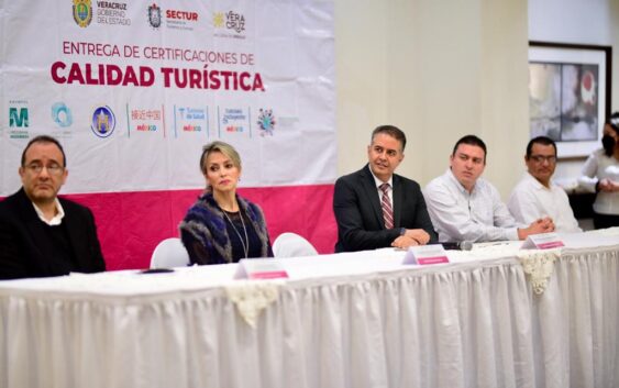 Veracruz, tercer lugar nacional en certificaciones al desarrollo de empresas turísticas: SECTUR