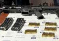 Fuerzas estatales capturan a uno con seis kilos de marihuana, metanfetamina, vehículo robado, arma y cartuchos, en Jilotepec