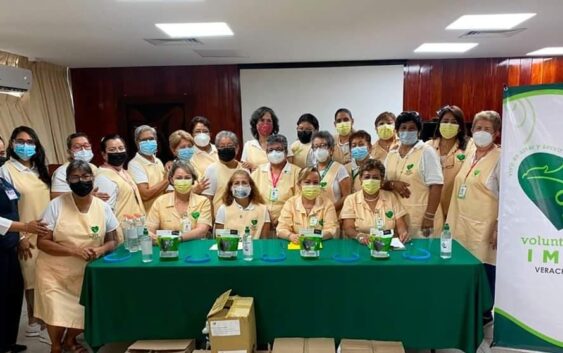 Reactivan actividades del Voluntariado IMSS en Coatzacoalcos