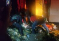 JORNALERO MUERTO Y VARIOS LESIONADOS EN VOLCADURA DE CAMIÓN CARGADO CON PIÑAS. JORNALERO MUERTO Y VARIOS LESIONADOS EN VOLCADURA DE CAMIÓN CARGADO CON PIÑAS.