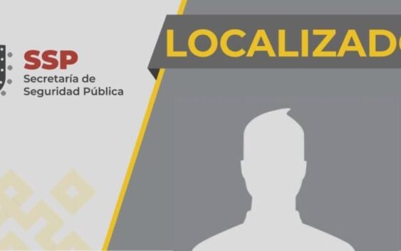 Tras Código Rojo localiza SSP a persona privada de la libertad en Los Reyes