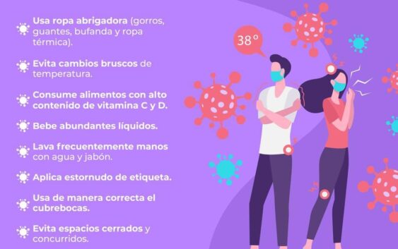 Exhorta IMSS Veracruz Sur a prevenir enfermedades respiratorias