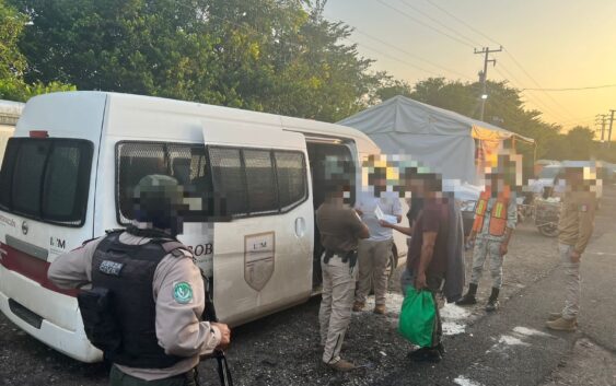 Brinda SSP apoyo humanitario a 36 migrantes