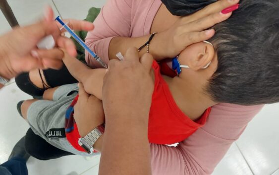 Aplican segunda dosis para población de 5 a 11 años