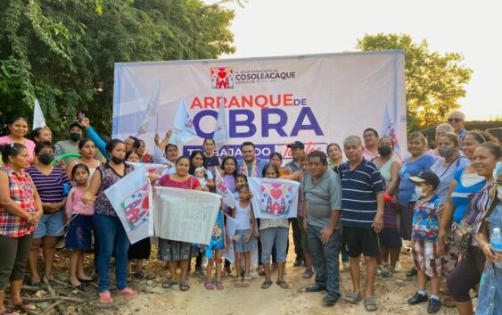 Inauguran obras en Cosoleacaque