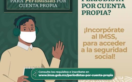 Ofrece IMSS Veracruz Sur Seguridad Social a periodistas independientes