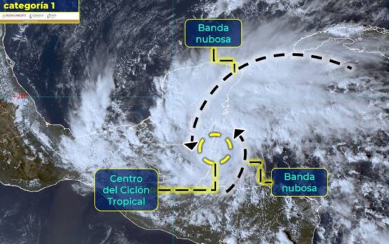 ‘Lisa’ pega en Belice y dejará lluvias en 5 estados de México