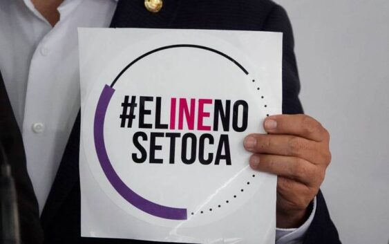 Marcha por el INE en Toluca