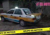 HALLAN CUERPO ENCAJUELADO EN TAXI DE CÓRDOBA EN CUITLAHUAC