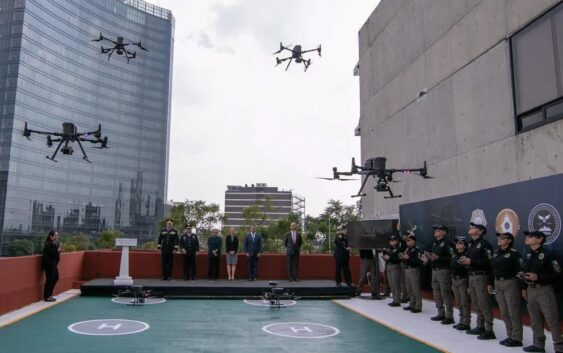 DRONES PATRULLARAN LA CDMX