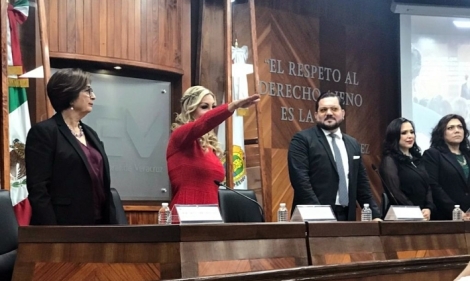 Tania Celina Vásquez Muñoz, nueva presidenta del TEV