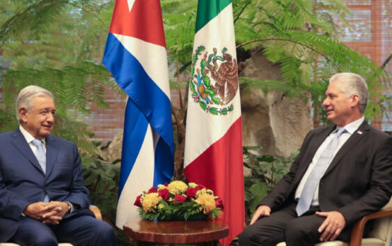 López Obrador habla por teléfono con el presidente de Cuba