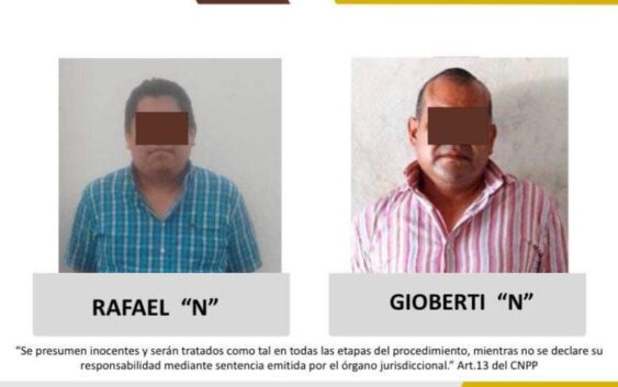 DETIENE SSP EN FLAGRANCIA A GIOBERTI “N” Y A RAFAEL “N”, TESORERO DEL AYUNTAMIENTO DE SAYULA