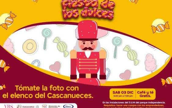 Gobierno de Coatzacoalcos invita a participar en el evento “Fiesta de los Dulces”