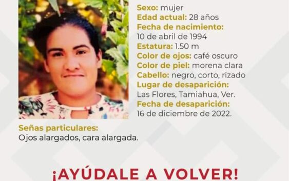 Buscan en Tamiahua a madre e hijo desaparecidos