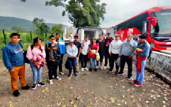 Resguarda SSP a 134 personas de origen extranjero en seis municipios