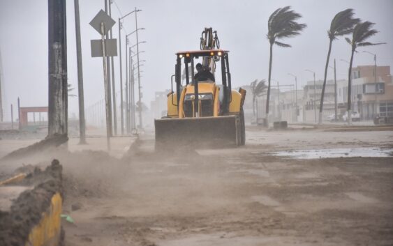 Retira Ayuntamiento de Coatzacoalcos palotada del Malecón Costero