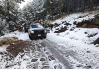 Mantiene SSP y PC vigilancia en el Cofre de Perote, por nevada